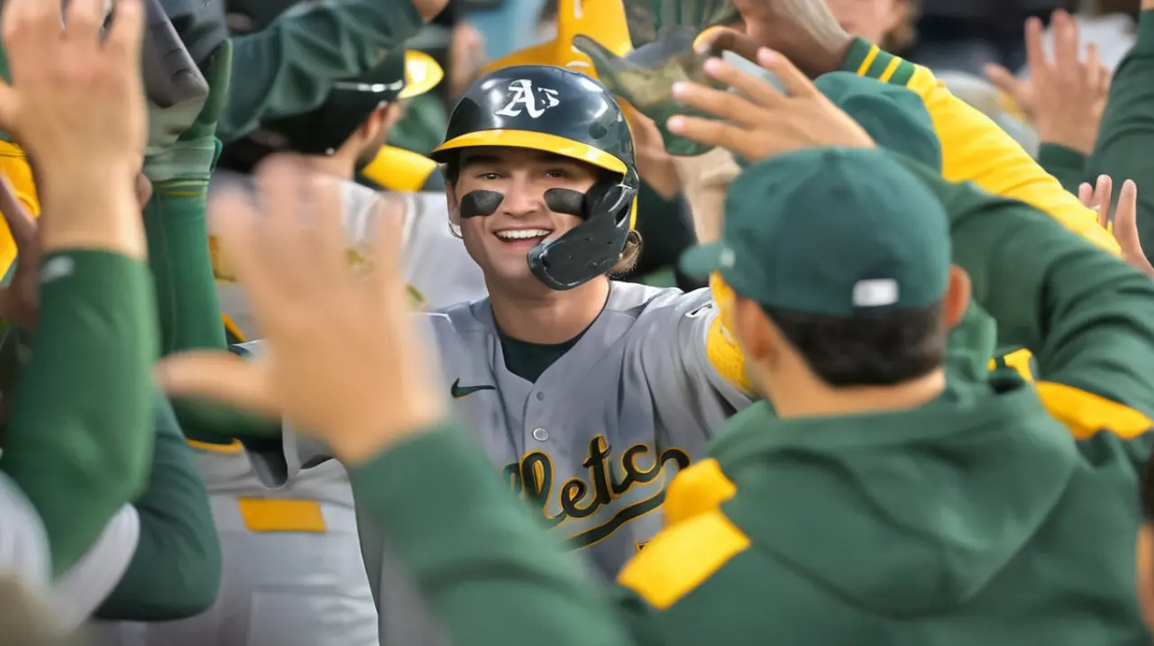 El bateo de Jacob Wilson se hizo notar al conectar dos jonrones de dos carreras, mientras que los Atléticos dominaron en el terreno con una victoria por 11-1 sobre los Dodgers.. Foto: Redacción Info