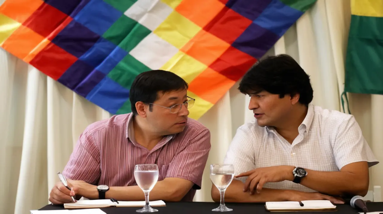 El presidente Luis Arce ha desestimado su posible participación en las próximas elecciones y le ha pedido a Evo Morales que no se presente como candidato.. Foto: Redacción InfoArticulos
