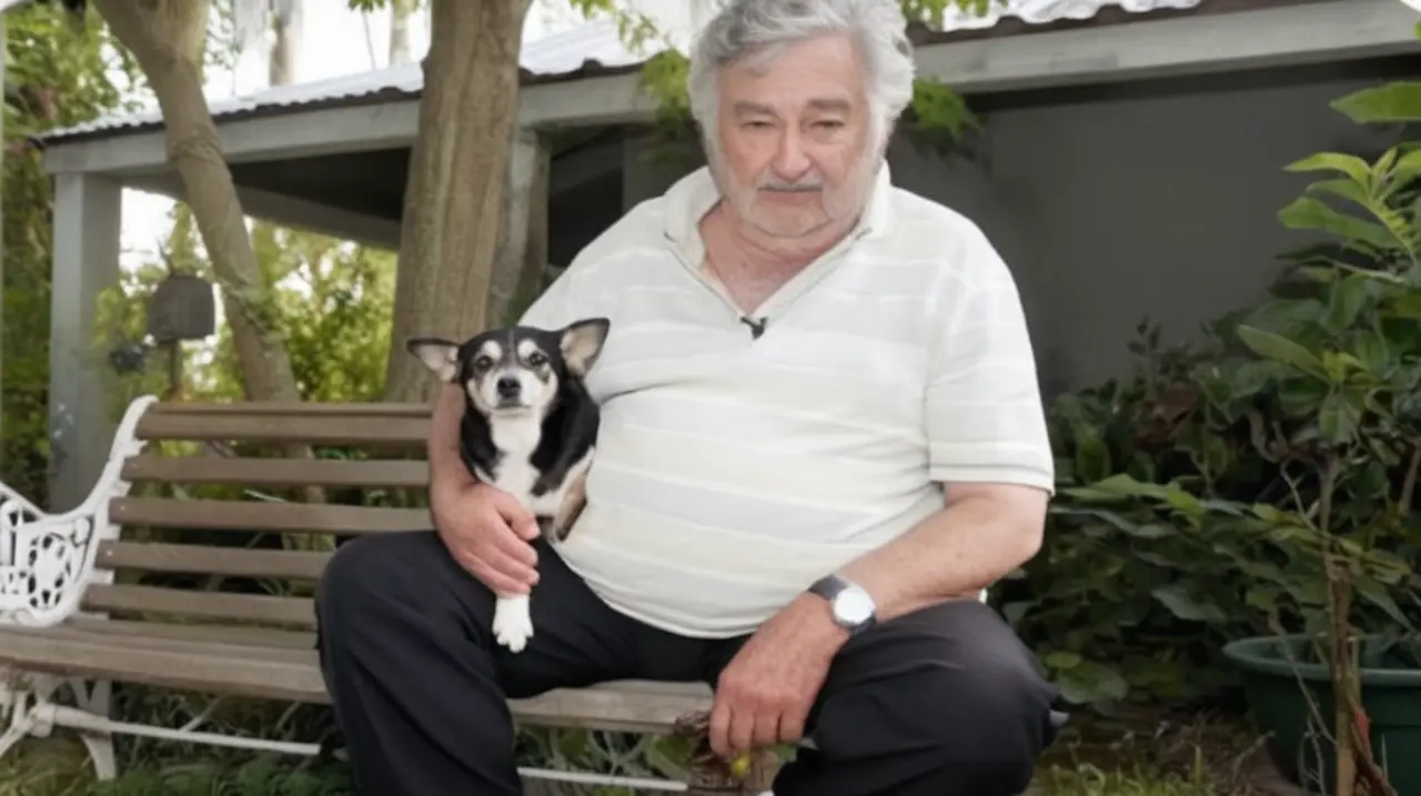 La despedida de Pepe Mujica en Uruguay tendrá un toque emotivo, ya que el expresidente uruguayo ha solicitado ser enterrado junto a su querida mascota.. Foto: Redacción InfoArticulos