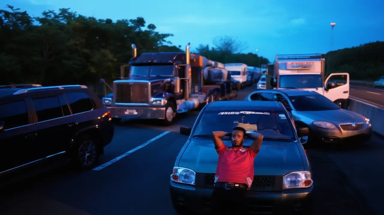 En Panamá, la policía utilizó gases lacrimógenos para dispersar manifestantes que bloqueaban calles en protesta por las modificaciones a la ley de pensiones.. Foto: Redacción InfoArticulos