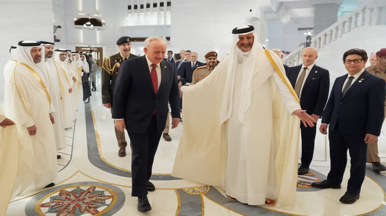 El presidente estadounidense, Donald Trump, ha expresado su admiración por la riqueza y prosperidad que observa en sus anfitriones árabes durante su visita a Oriente Medio.. Foto: Redacción InfoArt