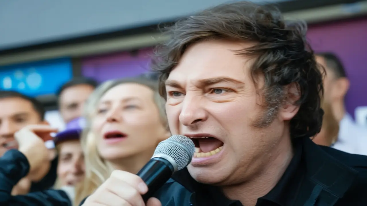 El político Javier Milei se mostró satisfecho con el índice de inflación de 2,8% registrado en abril y criticó a los expertos económicos que habían previsto un aumento de hasta 7%.. Foto: Redac