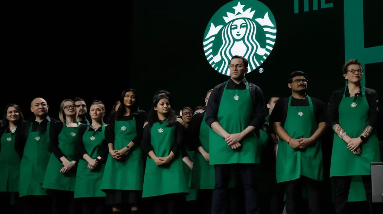 Más de mil baristas de Starbucks se han unido a una huelga para protestar por el recién implementado código de vestimenta.. Foto: Redacción InfoArticulos