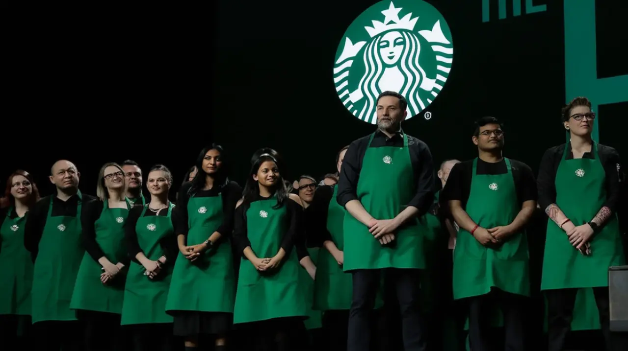 Más de mil baristas de Starbucks se han unido a una huelga en protesta por el recién implementado código de vestimenta.. Foto: Redacción InfoArticulos