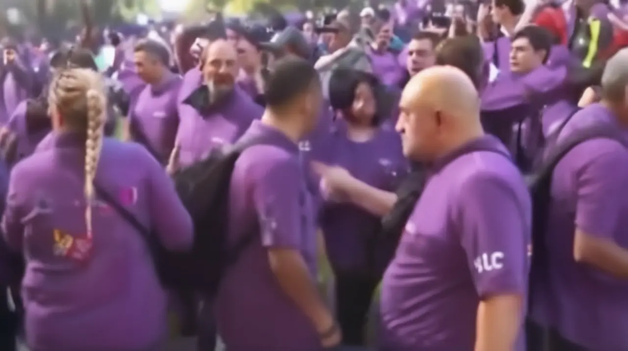 Lideres de un partido politico acusan a funcionarios de corrupcion por intentar comprar su presencia en el evento de clausura del candidato Adorni.. Foto: Redacción InfoArticulos