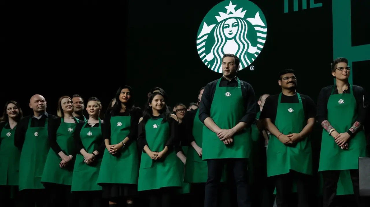 Más de mil baristas de Starbucks se han unido a una huelga en Estados Unidos para protestar por el recién implementado código de vestimenta.. Foto: Redacción InfoArticulos