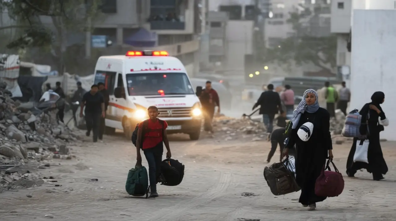 Ataques nocturnos en la ciudad del sur de Gaza dejaron un saldo de 54 fallecidos, según informes del centro médico local.. Foto: Redacción InfoArticulos