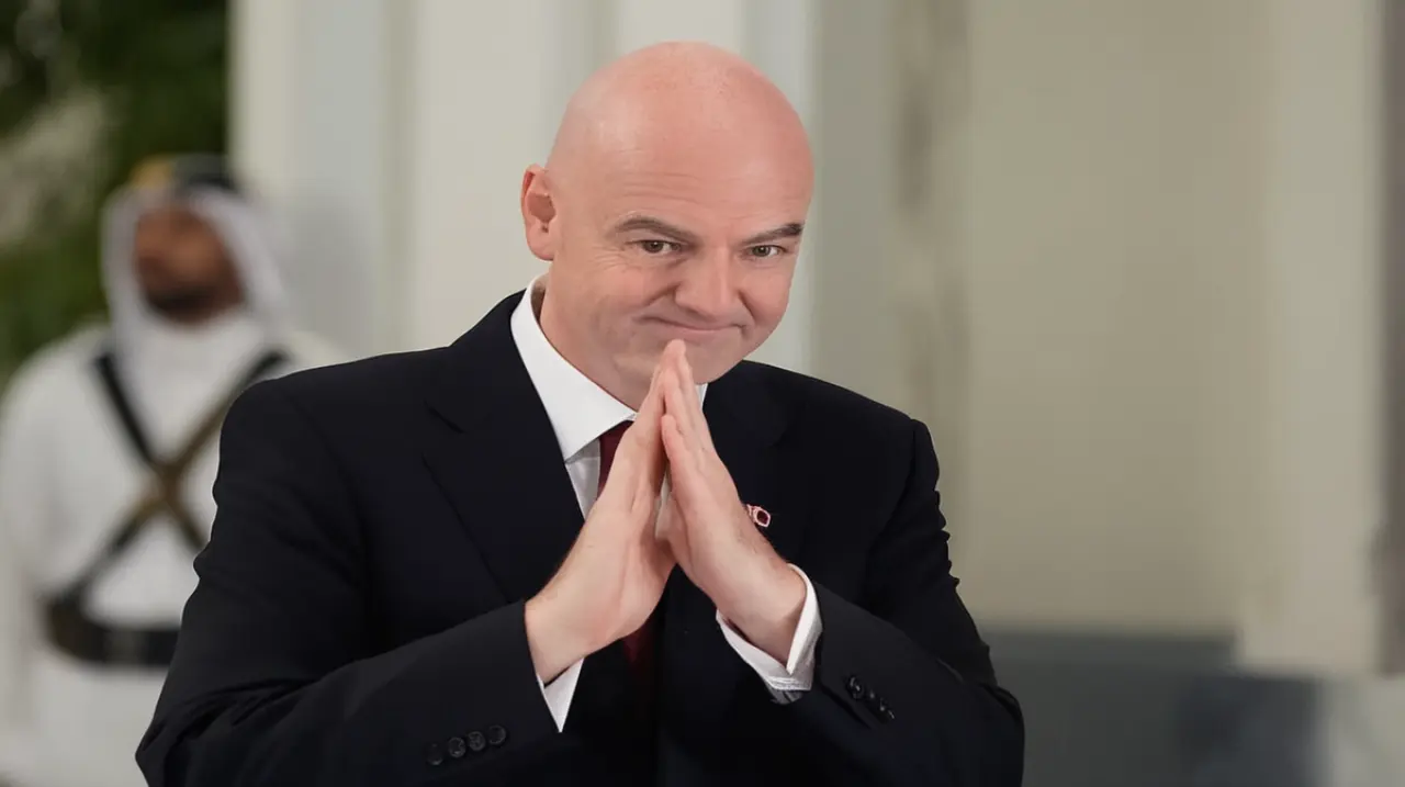 La demora de Infantino después de la visita de Trump a Oriente Medio posterga el comienzo de la reunión anual de la FIFA.. Foto: Redacción InfoArticulos