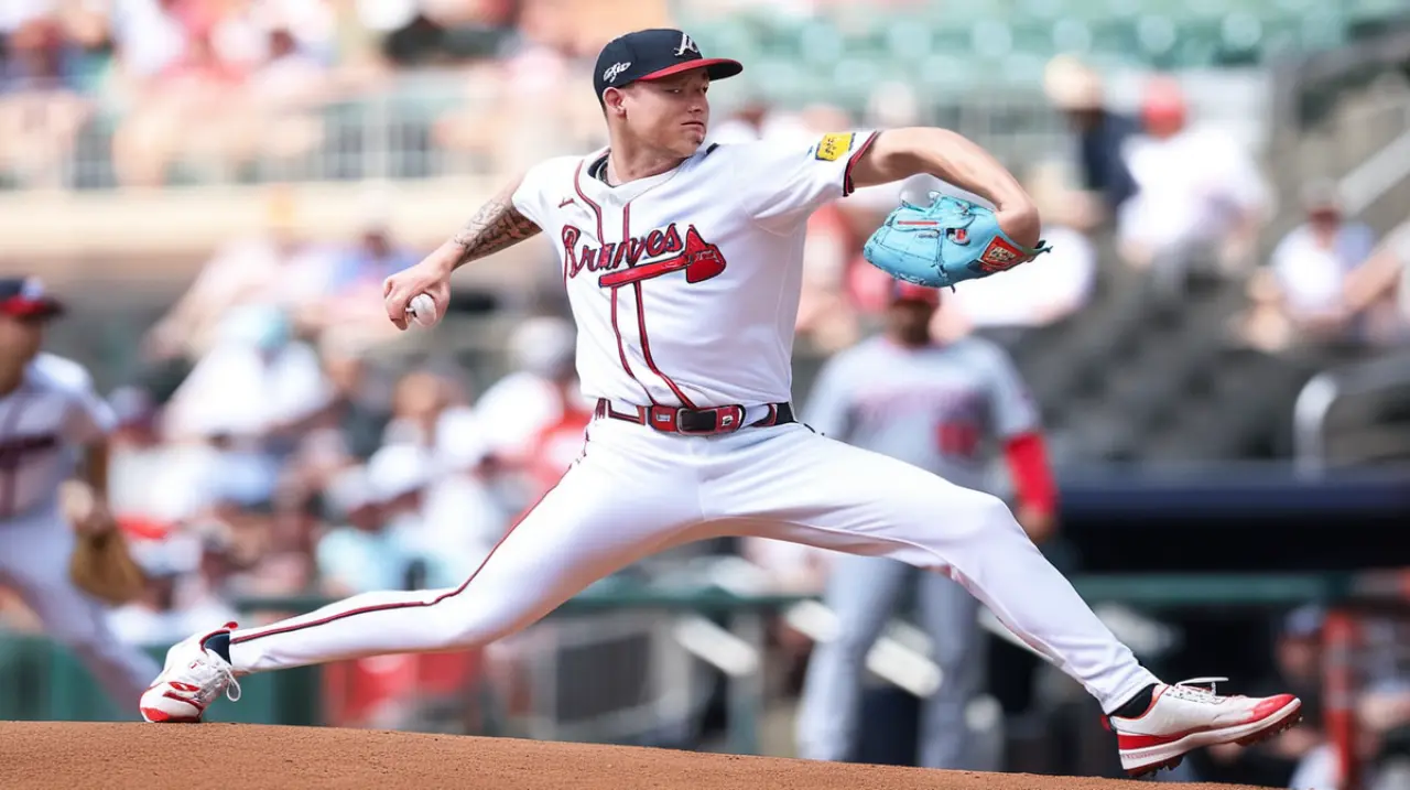 Con seis sólidas entradas de Smith-Shawver, los Bravos ganaron 5-2 a las Nacionales y obtuvieron el triunfo en la serie. Foto: Redacción InfoArticulos