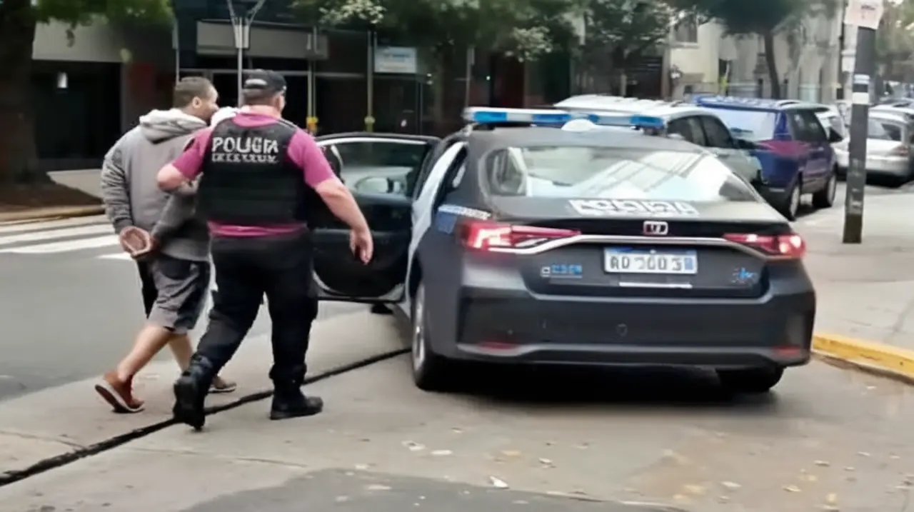 La policía detuvo en el barrio de Las Cañitas al presunto acosador que había estado asustando a mujeres y niños en la zona de Belgrano.. Foto: Redacción InfoArticulos