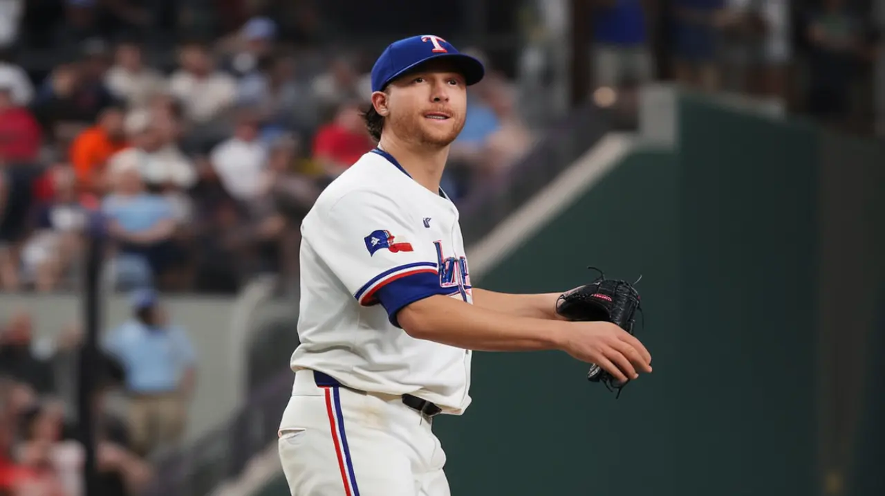 El pitcher DeGrom y los Rangers consiguieron una victoria ajustada 1-0 contra los Astros, gracias a un jonrón impactante de Burger.. Foto: Redacción InfoArticulos