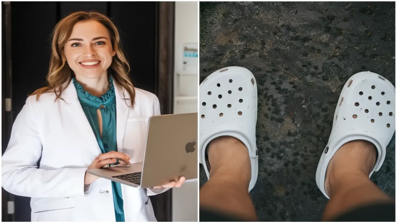 Un experto en cuidado de los pies, proveniente del estado de Texas, emite una advertencia sobre el uso de zapatos tipo Crocs y recomienda a quienes deben evitarlos.. Foto: Redacción InfoArticulos
