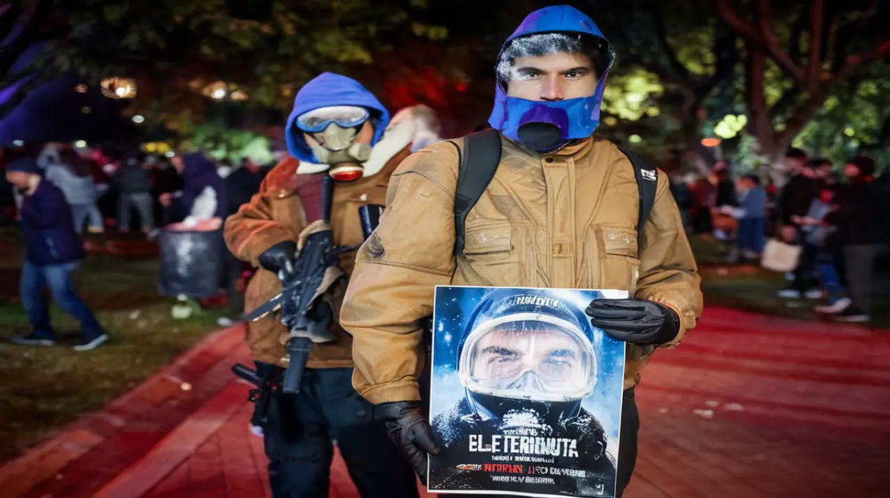 La comunidad de Barrancas de Belgrano se siente impactada por la popular serie "El Eternauta".. Foto: Redacción InfoArticulos