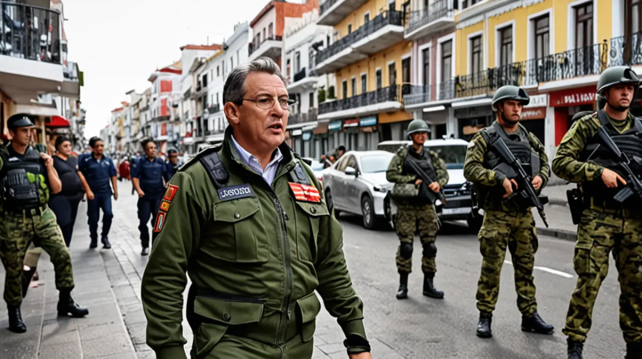El secretario de Seguridad Nacional, Luis Petri, explicó las razones detrás de la decisión de permitir que los militares puedan detener a ciudadanos en la zona fronteriza del norte.. Foto: Redacción I
