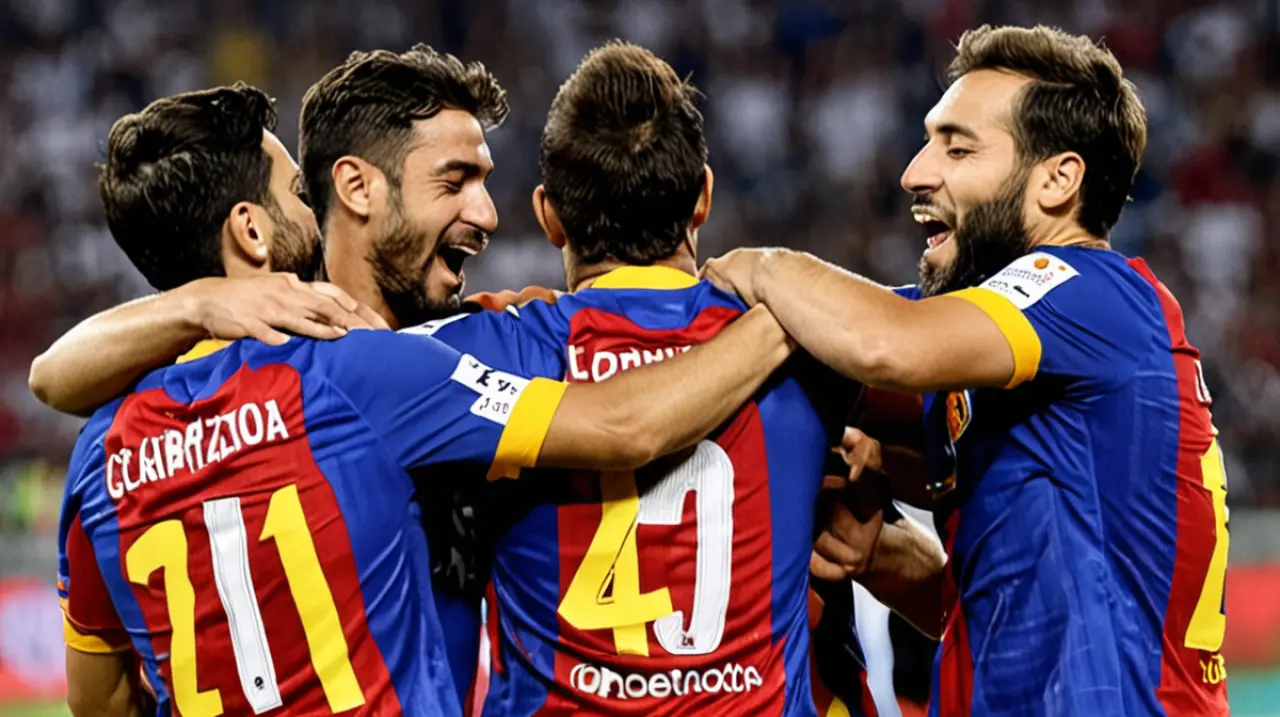 El equipo catalán se coloca en una posición privilegiada en la tabla de clasificación, después de lograr un emocionante triunfo sobre el conjunto merengue con un marcador de 4 a 3.. Foto: Redacción In
