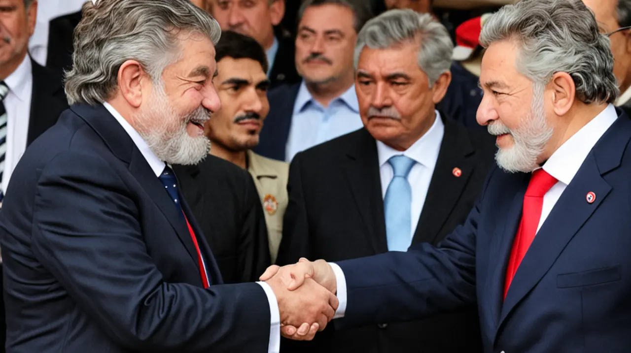 El presidente brasileño Lula y su homólogo chileno Gabriel Boric se unieron a la multitudinaria despedida que se organizó para rendir homenaje al expresidente uruguayo José Mujica.. Foto: Redacción In