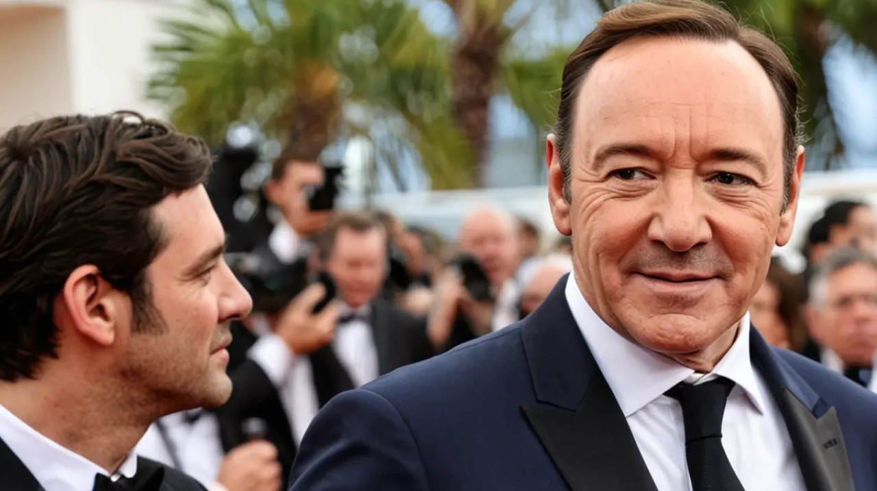El actor Kevin Spacey expresó su satisfacción por haber retornado al trabajo en la última edición del Festival de Cine de Cannes.. Foto: Redacción InfoArticulos