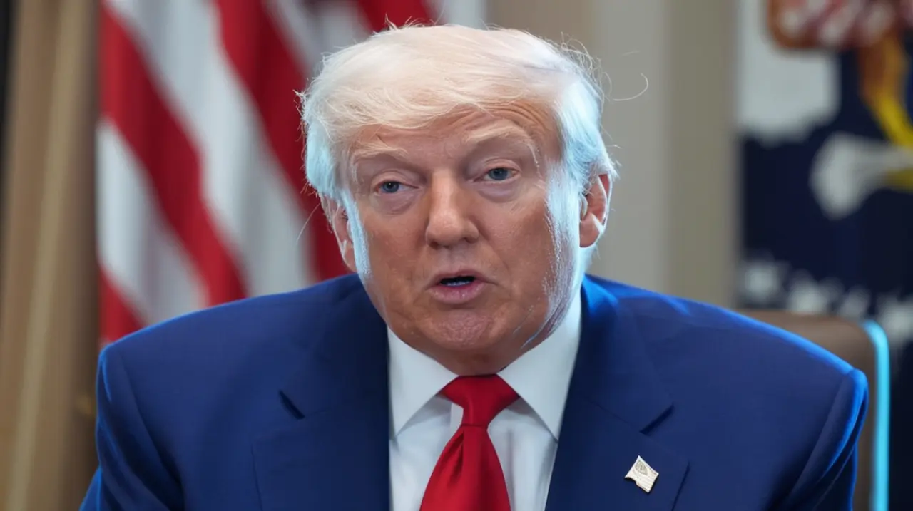 El máximo ejecutivo de Nvidia destaca los beneficios de la decisión del expresidente estadounidense sobre la liberación de tecnología artificial inteligente en el mercado internacional.. Foto: Red