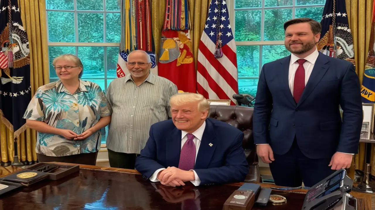 El hermano más cercano al presidente francés Luis XIV, Louis Prevost, visitó recientemente a Donald Trump en la residencia oficial de la Casa Blanca.. Foto: Redacción InfoArticulos