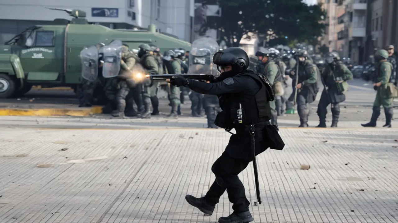 La Gendarmería ha entregado a la justicia los informes provisionales sobre el ataque sufrido por el fotógrafo Pablo Grillo.. Foto: Redacción InfoArticulos