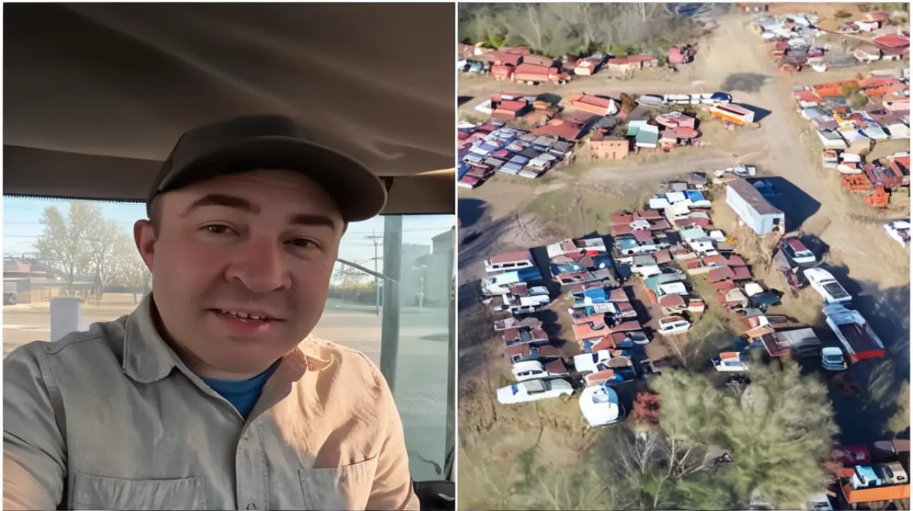 Una persona compró una granja desierta en EE. UU. y descubrió un camposanto de coches antiguos, donde algunos podrían ser salvados.. Foto: Redacción InfoArticulos
