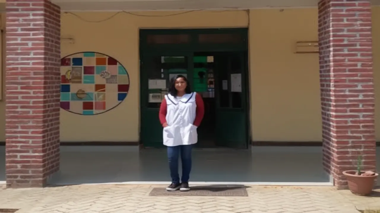 Mentir a la mamá para estudiar, hoy es una de las dos maestras del pueblo: 'Cumplí mi sueño'. Foto: Redacción InfoArticulos