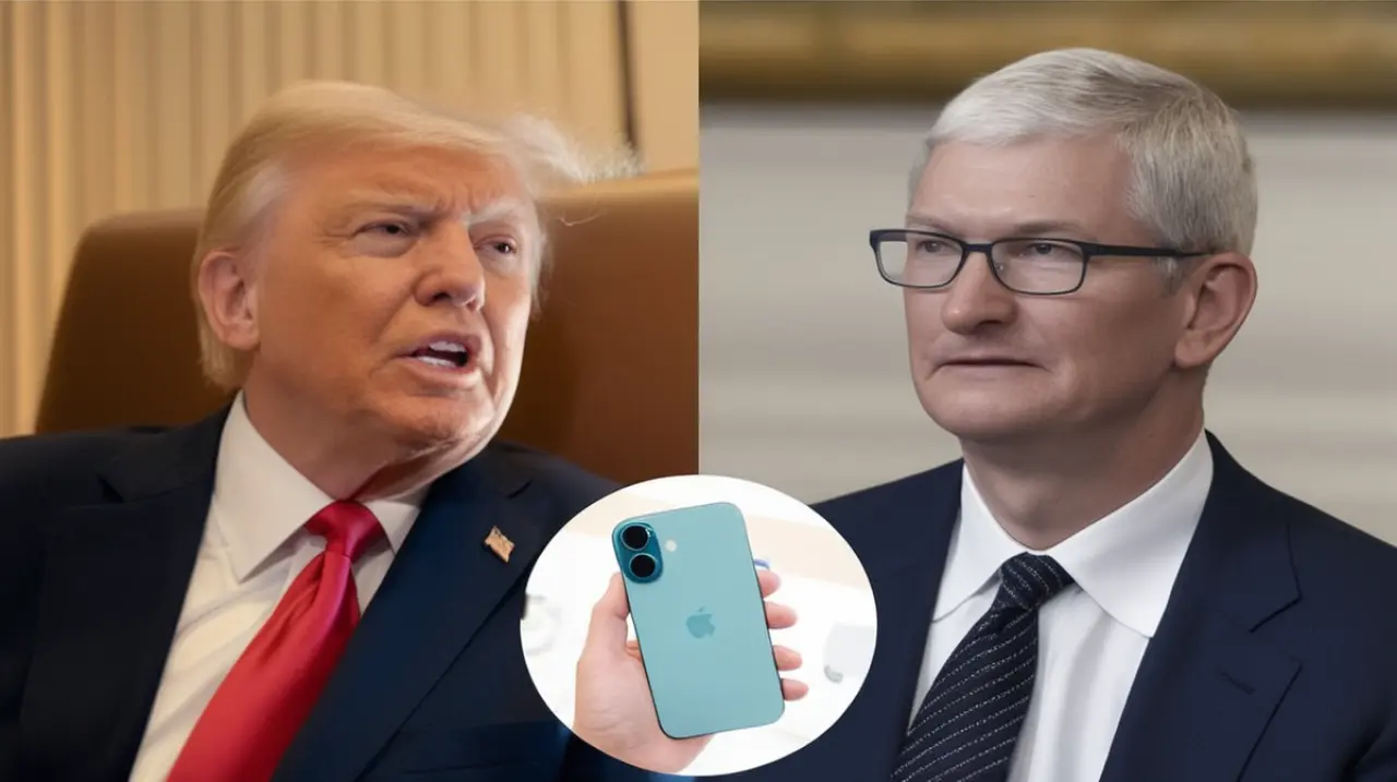 Las declaraciones de Donald Trump sobre el costo de los dispositivos Apple han generado controversia en la comunidad tecnológica.. Foto: Redacción InfoArticulos