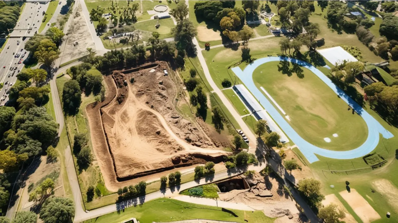 La Ciudad expandió un sistema de almacenamiento de agua para prevenir inundaciones en el norte de la ciudad.. Foto: Redacción InfoArticulos