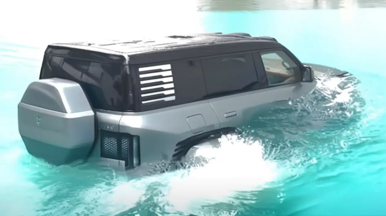 Un nuevo vehículo de alta gama, denominado SUV flotante, está listo para cambiar la forma en que se navega por terrenos accidentados.. Foto: Redacción InfoArticulos