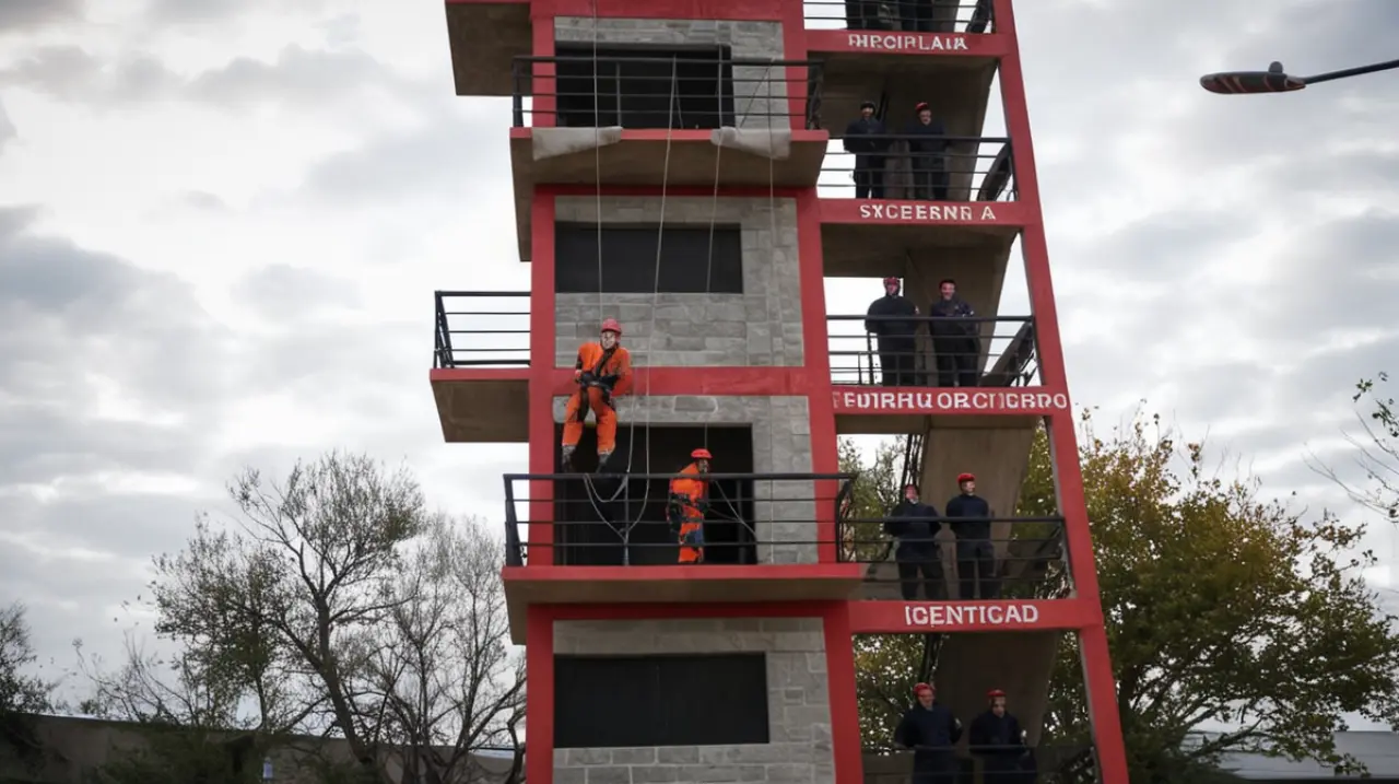 Un paso adelante en la preparación contra desastres: se instala un simulador de incendios para capacitar a las fuerzas del orden y los brigadistas de la ciudad.. Foto: Redacción InfoArticulos