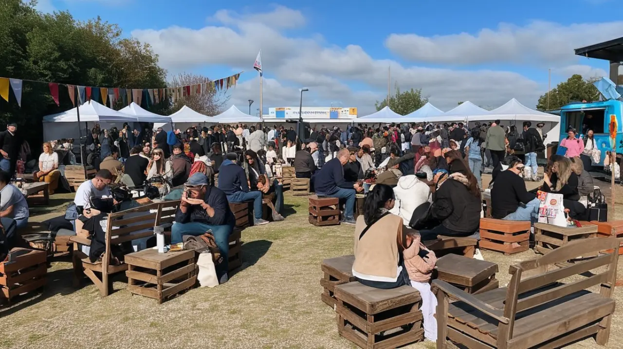 Festival de música y arte con un mensaje de solidaridad en la ribera del río San Isidro. Foto: Redacción InfoArticulos