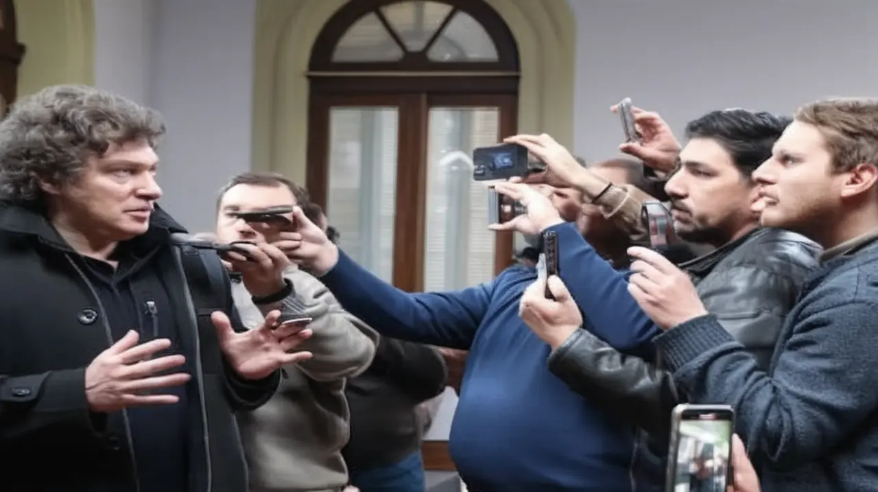 Los periodistas se preguntan sobre las nuevas reglas de admisión en el gobierno nacional. Foto: Redacción InfoArticulos