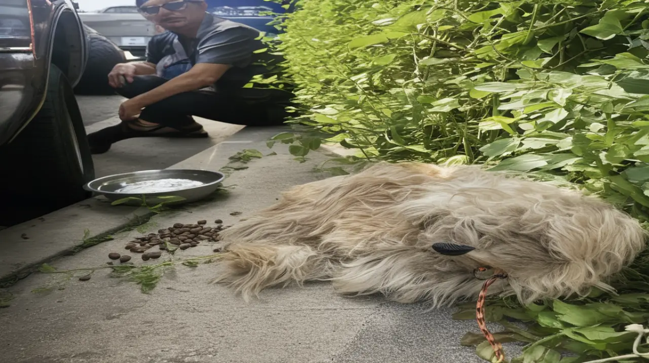 Un grupo de personas descubrió a un animal que habían abandonado durante un terremoto y se quedaron sorprendidos al ver su reacción, ya que no se movió ni un milímetro.. Foto: Redacción InfoArti