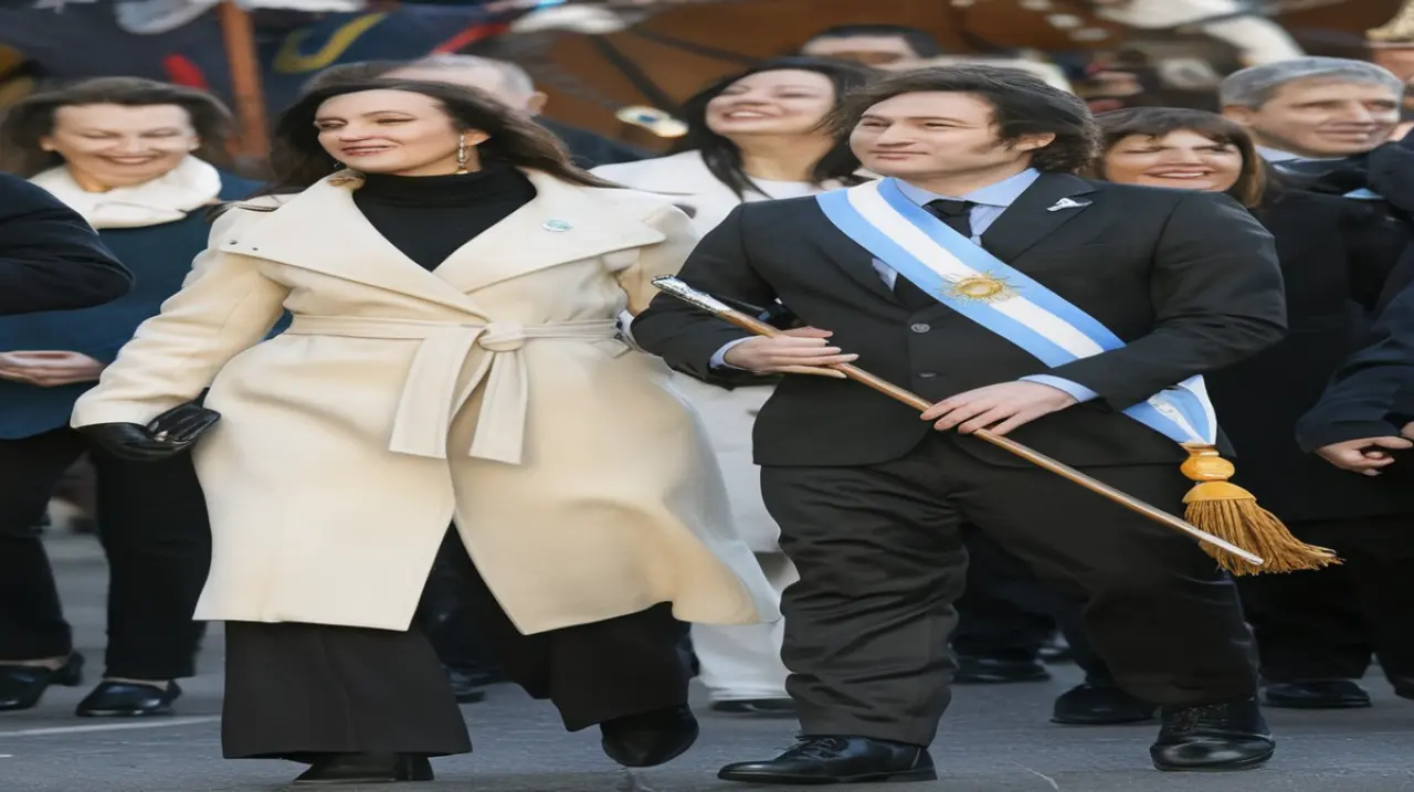 La diputada Victoria Villarruel volvió a estar presente en un evento público, esta vez acompañando al político Javier Milei en la celebración del Tedeum del 25 de Mayo.. Foto: Redacción InfoArti