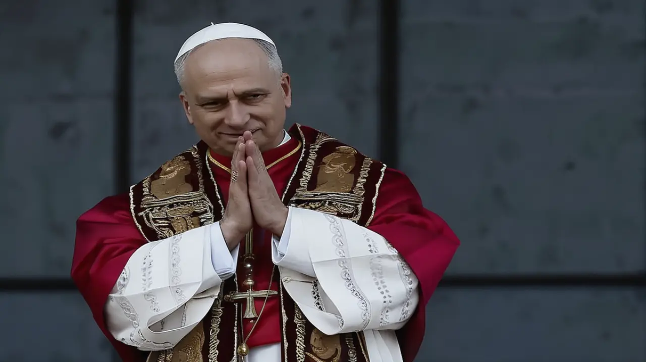 Con una actitud humilde, el Papa León XIV se hizo cargo del cargo de obispo de la Sede Apostólica.. Foto: Redacción InfoArticulos