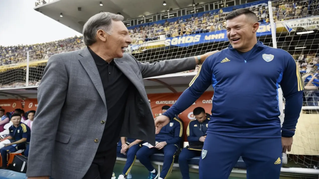 El entrenador Miguel Ángel Russo intenta calmar los ánimos en el equipo de Boca Juniors, que atraviesa por momentos difíciles.. Foto: Redacción InfoArticulos