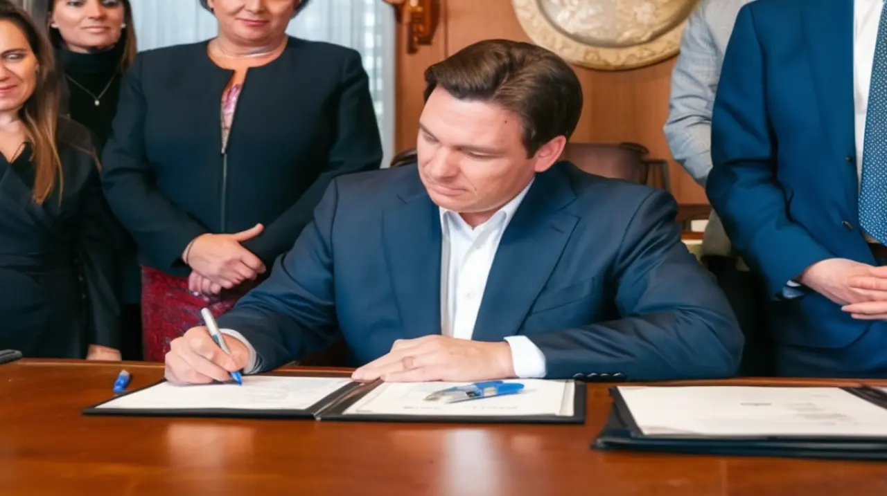 La iniciativa del gobernador DeSantis: la ley de Florida que entrará en vigor el 1° de julio y penaliza las falsedades sobre los antecedentes militares.. Foto: Redacción InfoArticulos