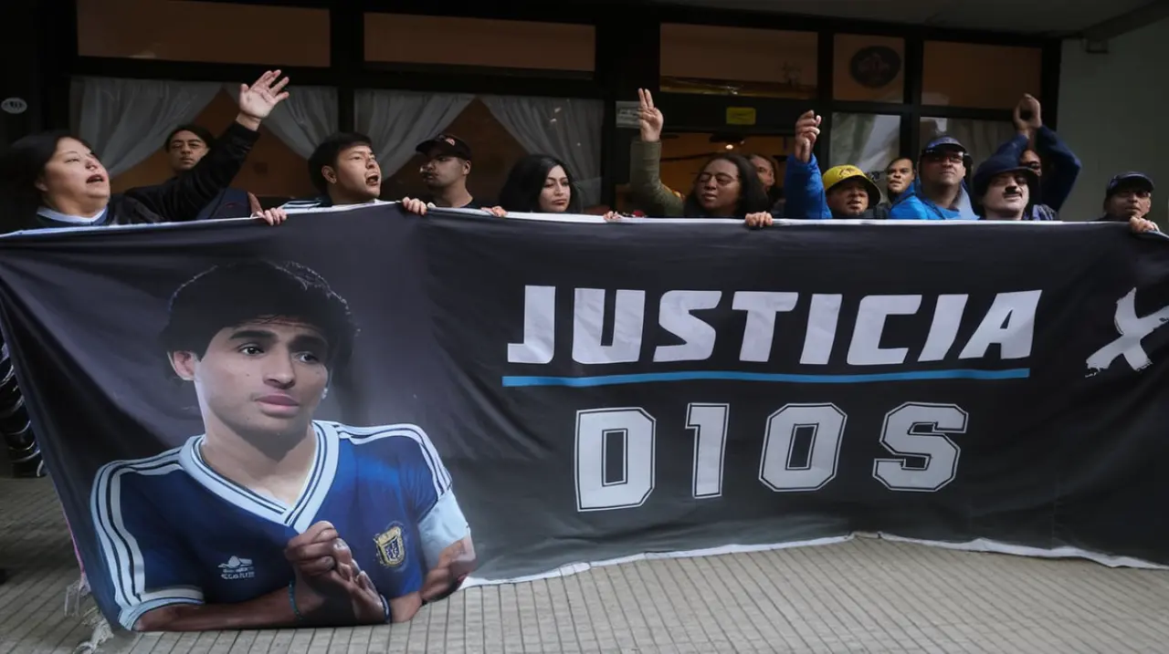El juicio sobre la causa de fallecimiento del ídolo argentino se desarrolla en directo. Se discuten las últimas novedades y actualizaciones de este día, miércoles 27 de mayo.. Foto: Redacción Inf
